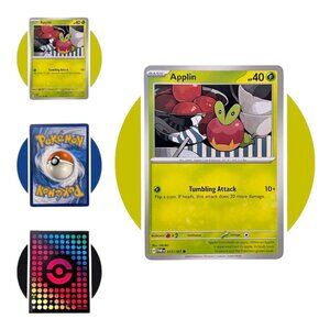 Twilight Masquerade Pokemon Card (N04): Applin 017/167